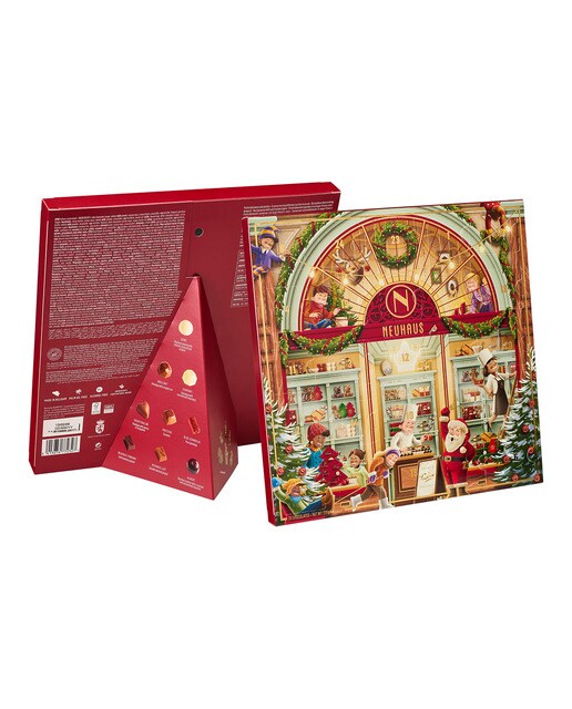 Calendario de Adviento casa de Santa Claus 25 bombones Neuhaus 3