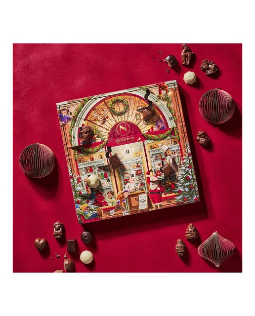 Calendario de Adviento casa de Santa Claus 25 bombones Neuhaus 4
