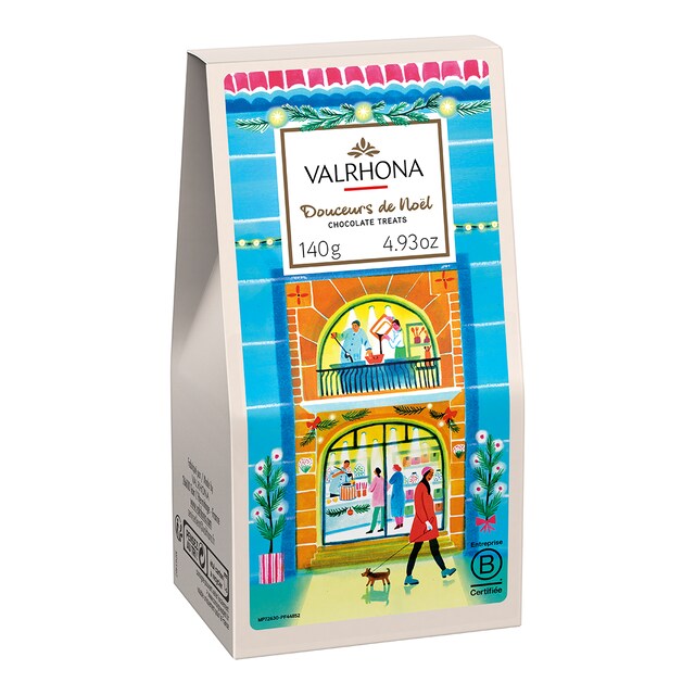 Imagen 0 de Caja de dulces Dulcey, chocolate con leche y chocolate negro Valrhona