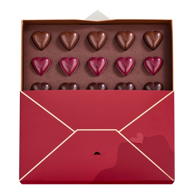 Bombones belgas surtidos Love Letter Neuhaus 15 piezas