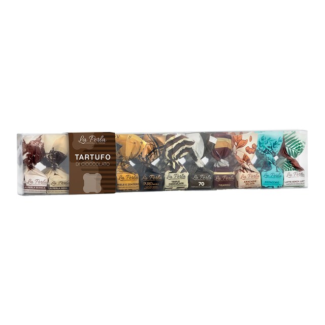 Trufas chocolate surtidas La Perla 12 piezas