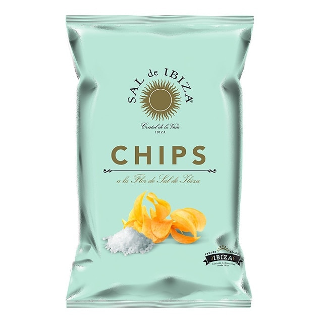 Imagen 0 de Patatas chips a la flor de Sal de Ibiza