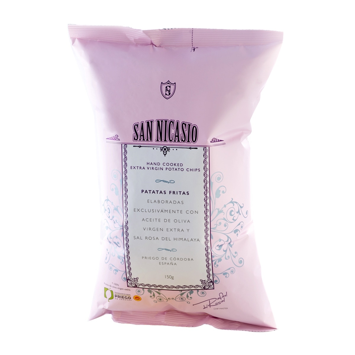 Imagen 0 de Patatas fritas con aceite de oliva virgen extra y sal del Himalaya San Nicasio