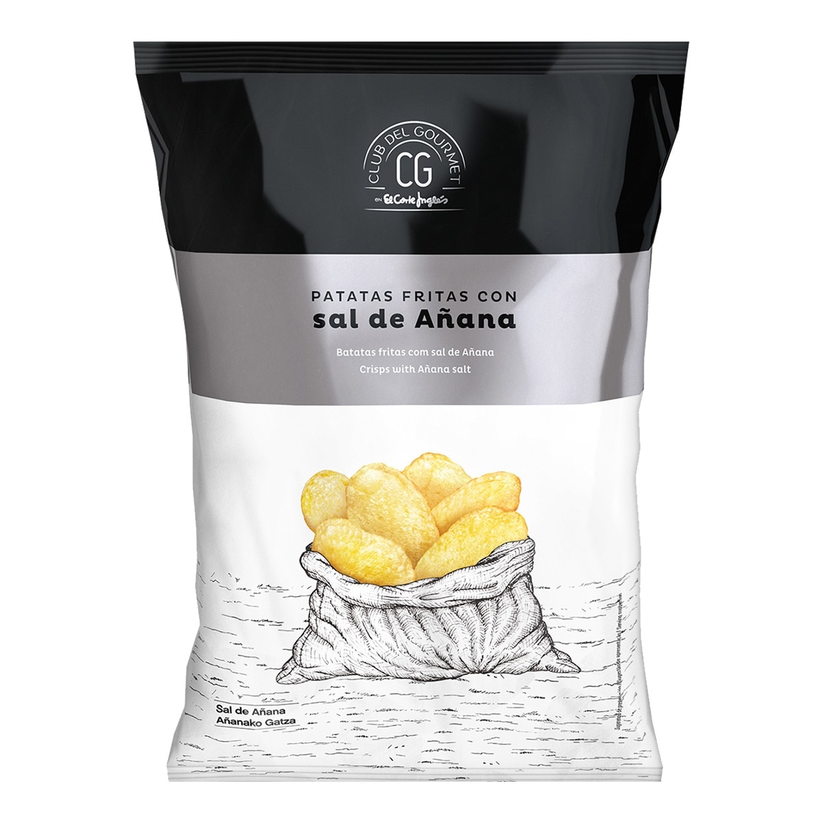Imagen 1 de Patatas fritas artesanas con sal de Añana Club del Gourmet