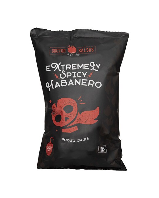 Imagen 0 de Patatas fritas extremadamente picantes Habanero Doctor Salsas