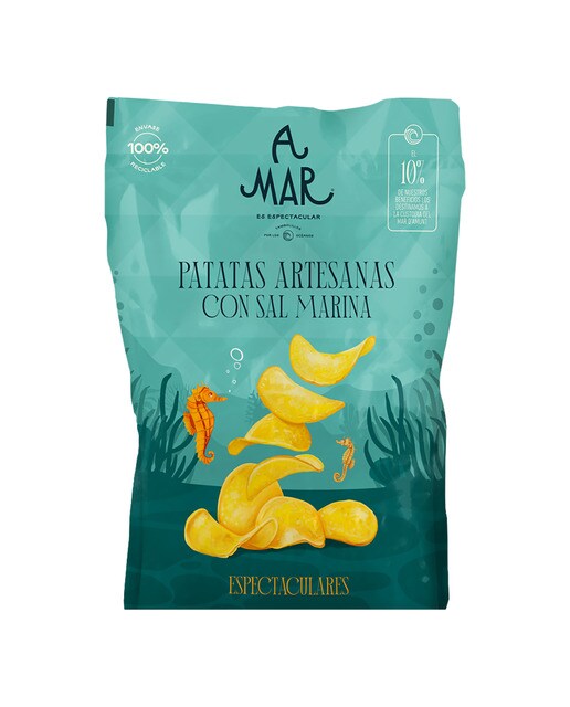 Imagen 1 de Patatas fritas artesanas con sal marina A Mar es Espectacular