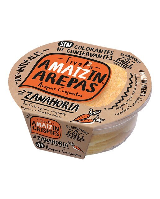 Imagen 0 de Tortillas de maíz con zanahoria Amaizin Crispies