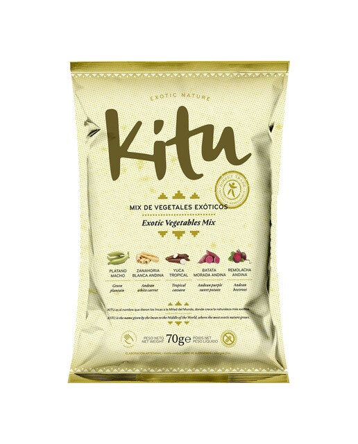 Imagen 0 de Snack Mix de vegetales exóticos Kitu