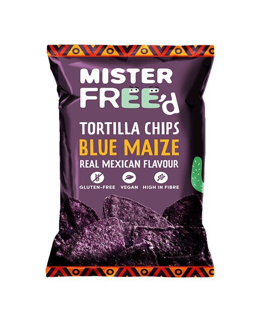 Imagen 0 de Tortilla chips de maiz azul Mister Free'd