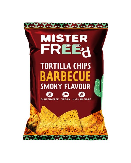 Imagen 0 de Tortilla chips barbacoa con maíz y sabor ahumado Mister Free'd