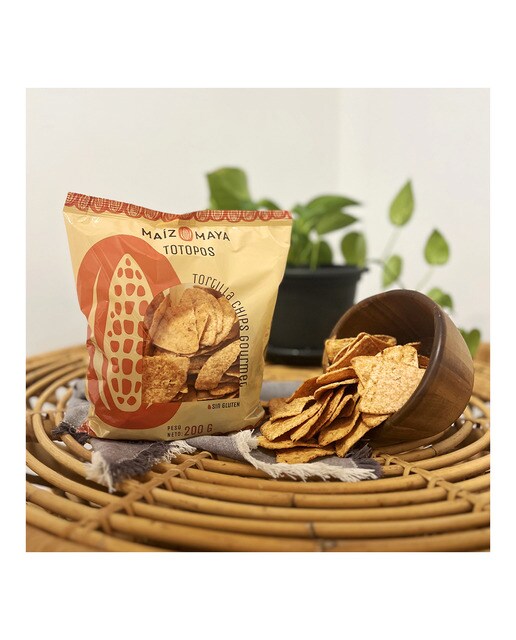 Totopos fritos mexicanos Maíz Maya 3