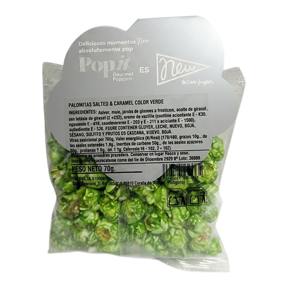 Imagen 2 de Palomitas gourmet sabor caramelo salado Popit