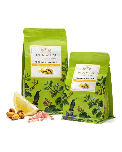 Pistacho iraní tostado al limón y sal marina Mavis 3