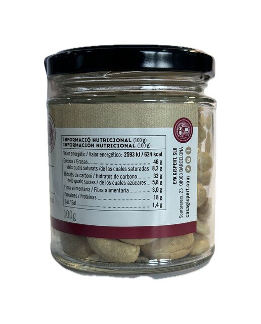 Anacardo Premium tostado con sal Casa Gispert 3