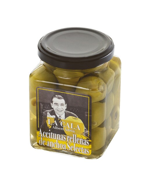 Imagen 0 de Aceitunas rellenas de anchoa Selectas La cala Albert Adrià