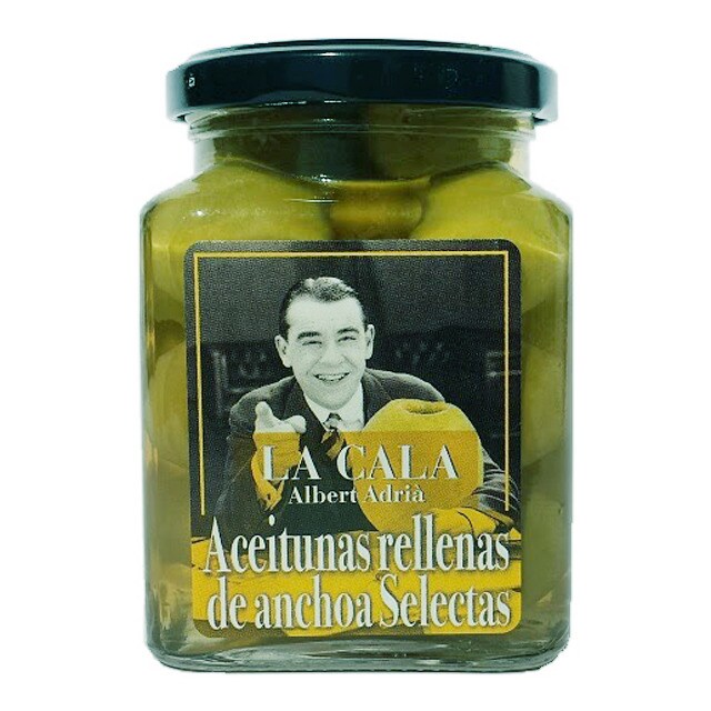 Aceitunas rellenas de anchoa Selectas La cala Albert Adrià 2