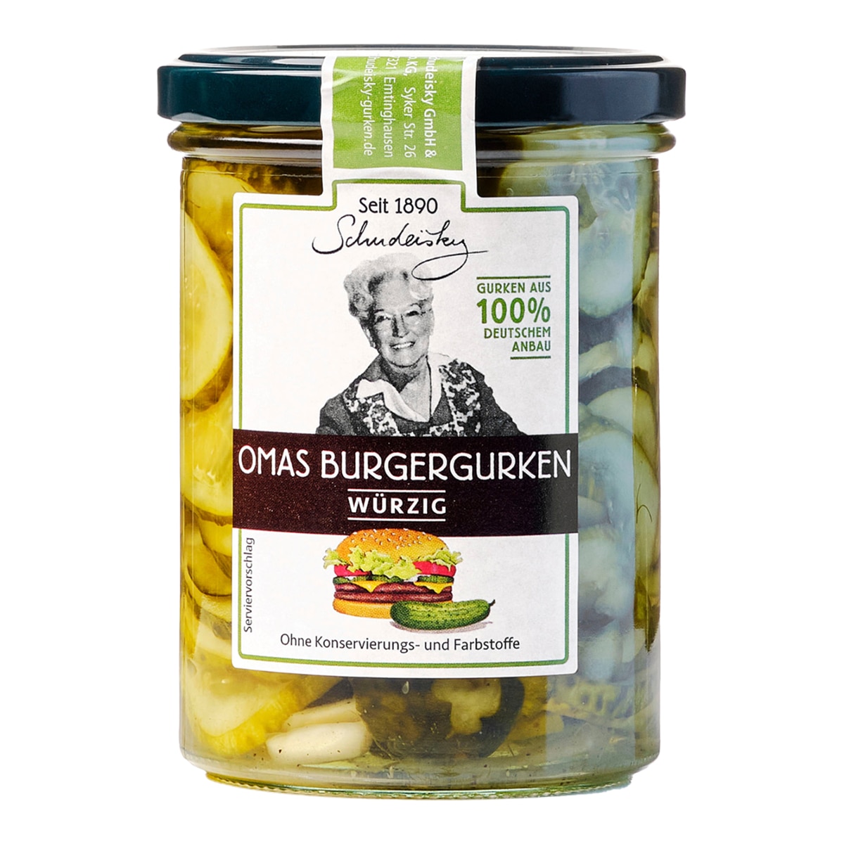 Imagen 0 de Pepinillos de la abuela burguer Schudeisky