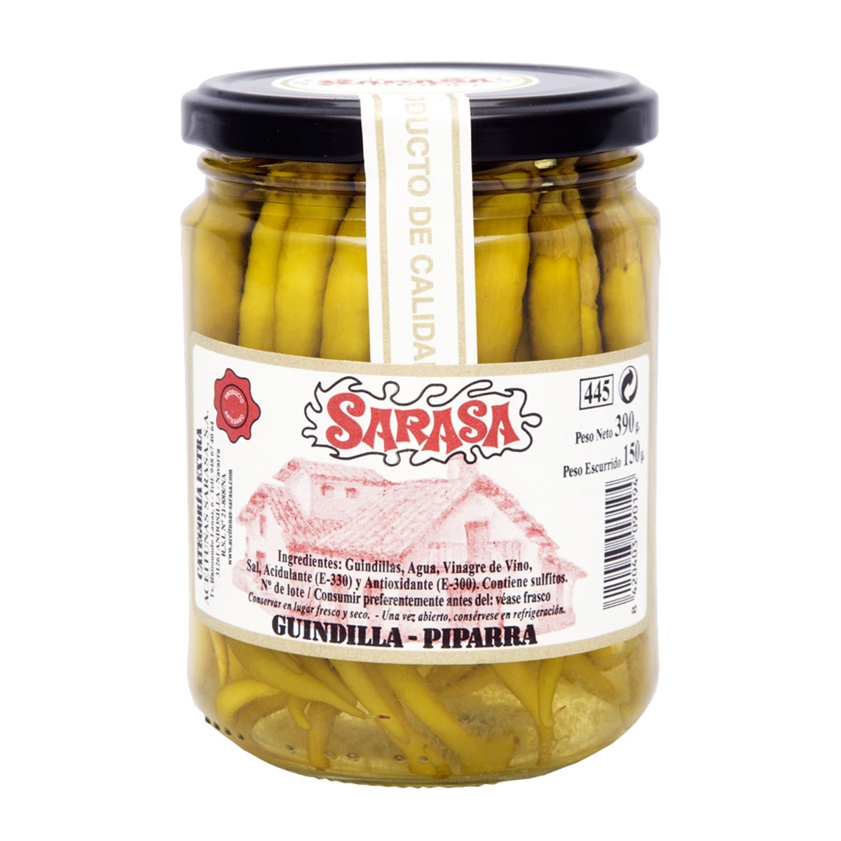 Imagen 1 de Guindilla Vasca-Piparra en vinagre Sarasa