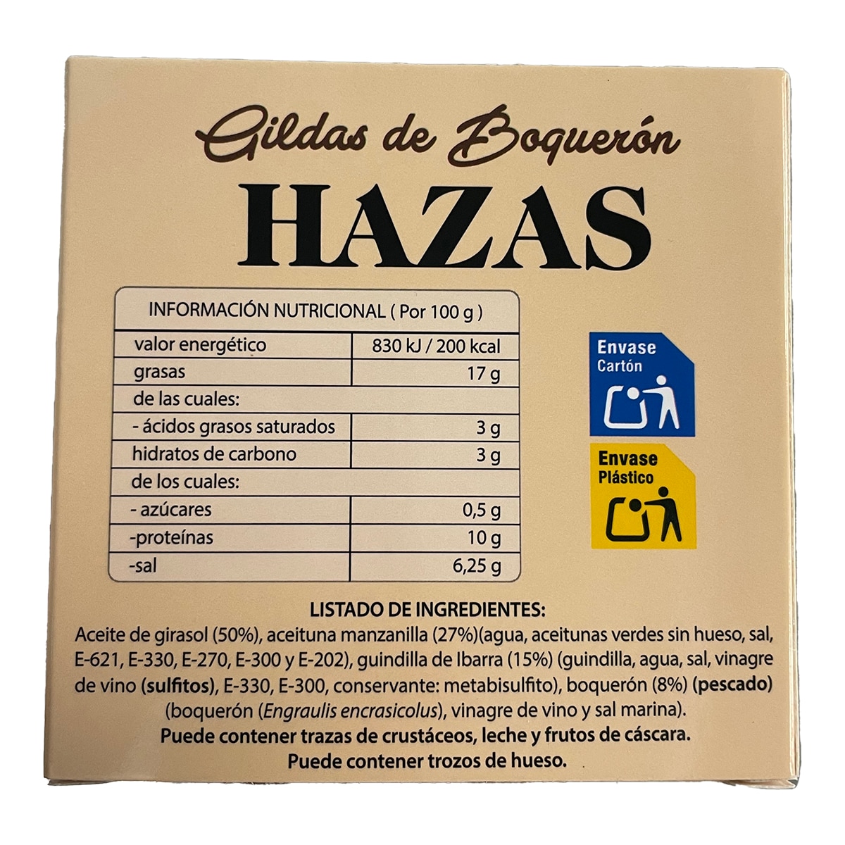 Gildas de boquerón Hazas 2