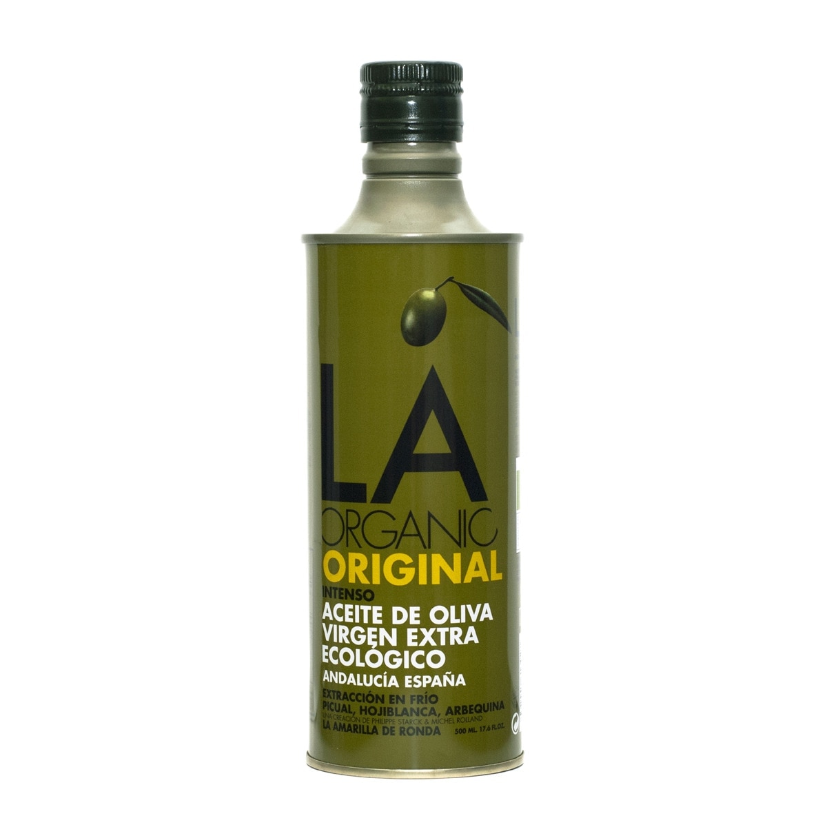 Aceite de oliva virgen extra intenso y arbequina LA Organic 1