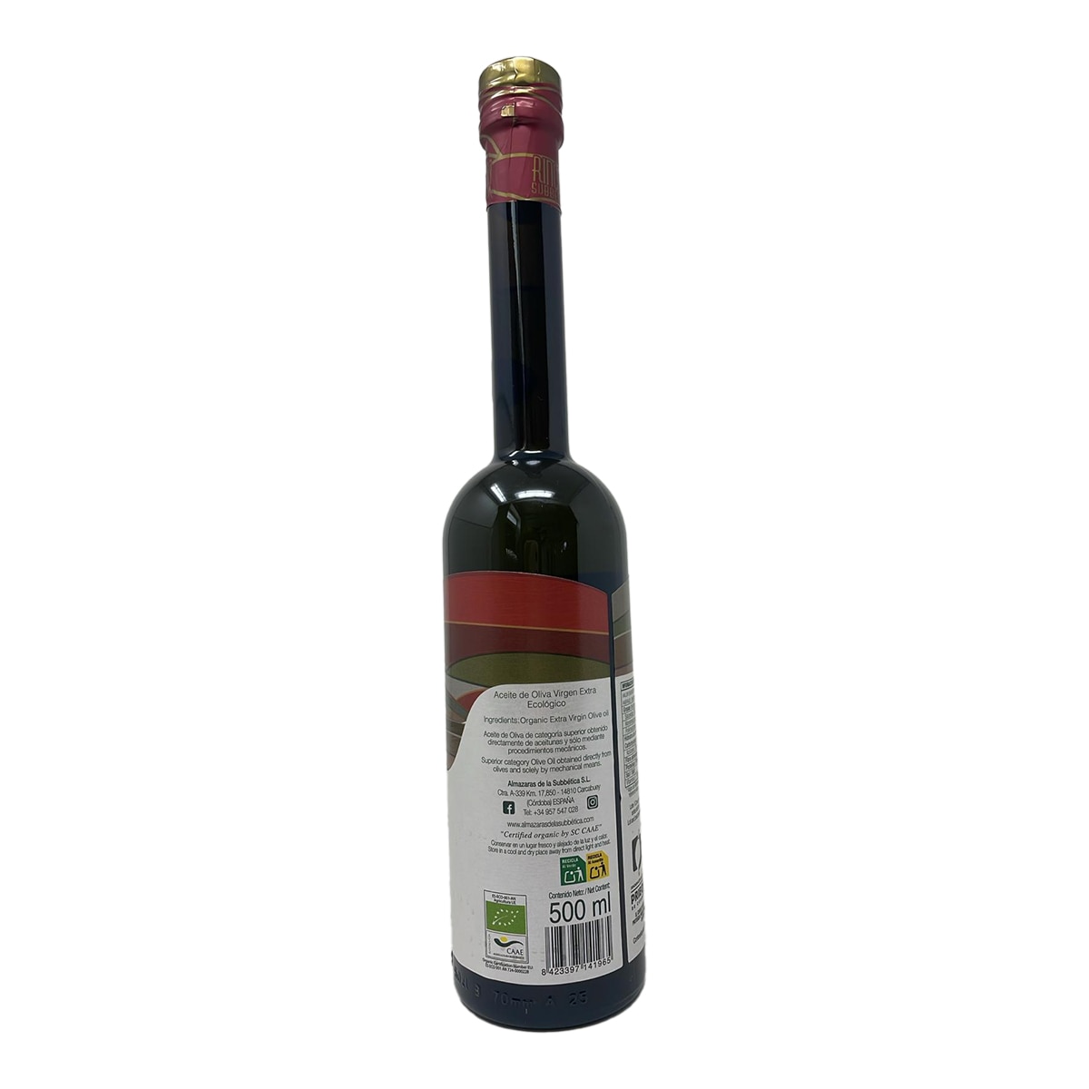 Aceite de oliva virgen extra ecológico Rincón de la Subbética 2