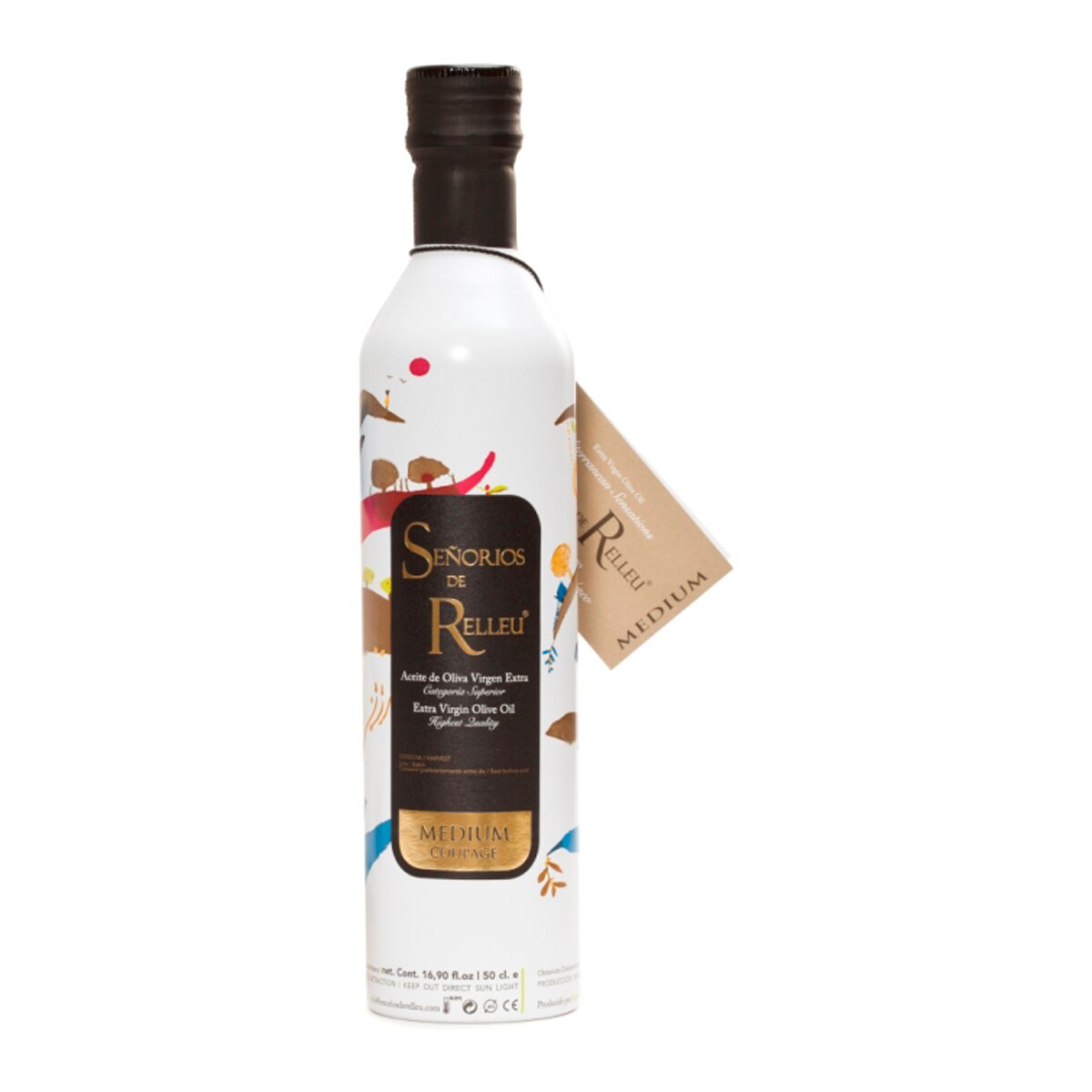 Estuche de aceite de oliva virgen extra Medium Señoríos de Relleu 2