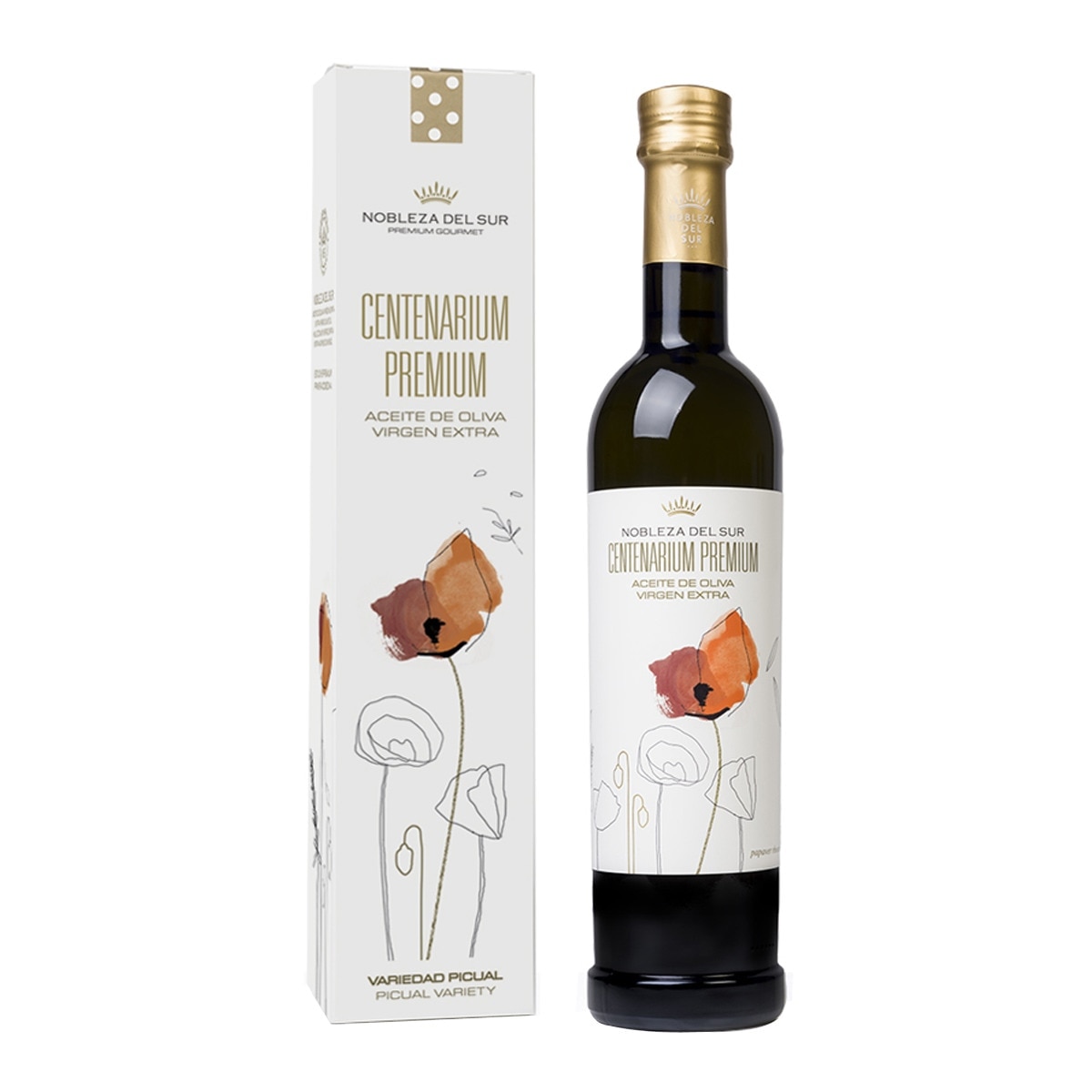Estuche aceite de oliva virgen extra Centenarium Premium Nobleza del sur 1