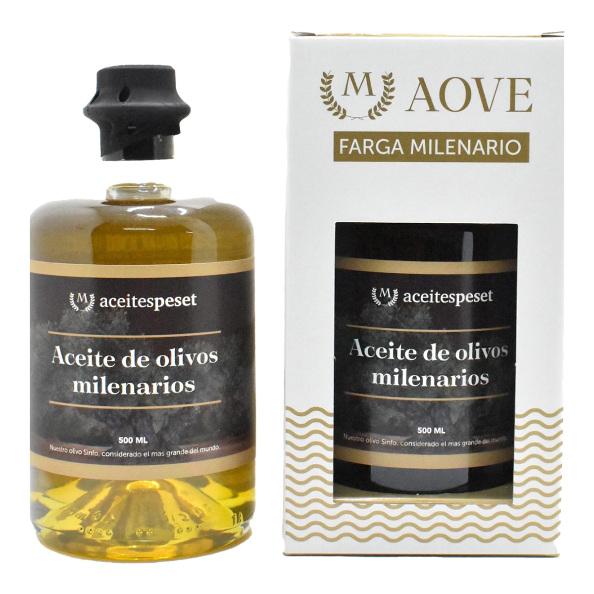 Aceite de oliva virgen extra Farga Millenium 2