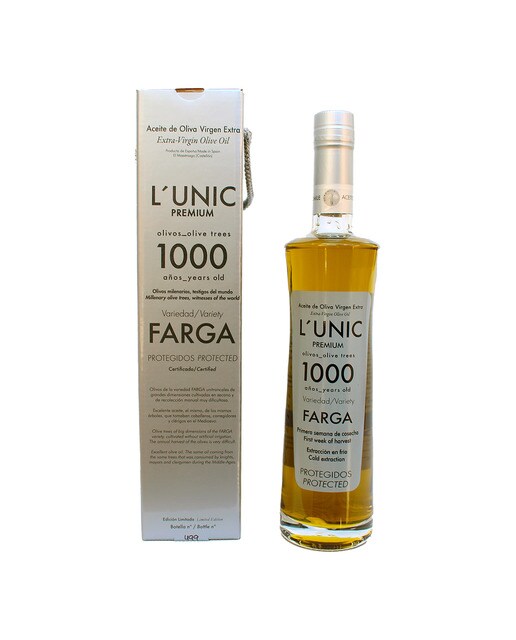 Imagen 0 de Aceite de oliva virgen extra 1000 años L'Unic