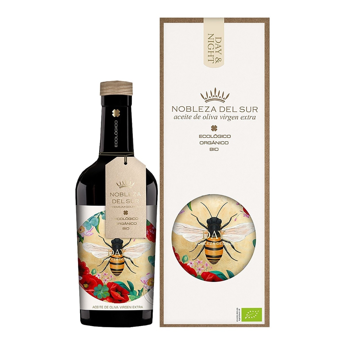 Estuche aceite de oliva virgen extra ecológico, orgánico, bio Day Nobleza del Sur 1