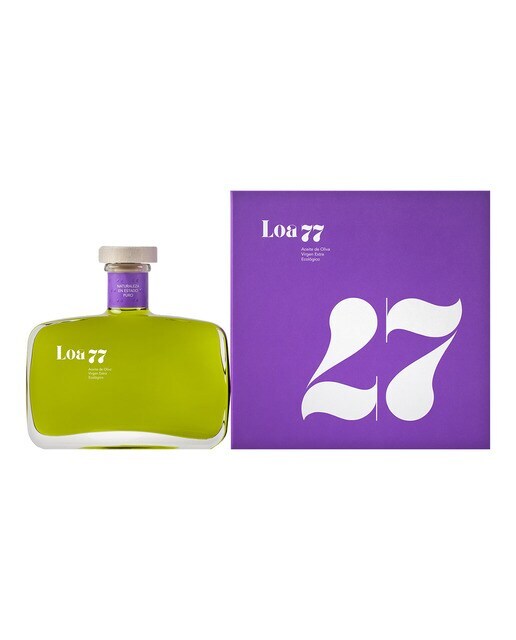 Estuche aceite de oliva virgen extra ecológico Loa 77