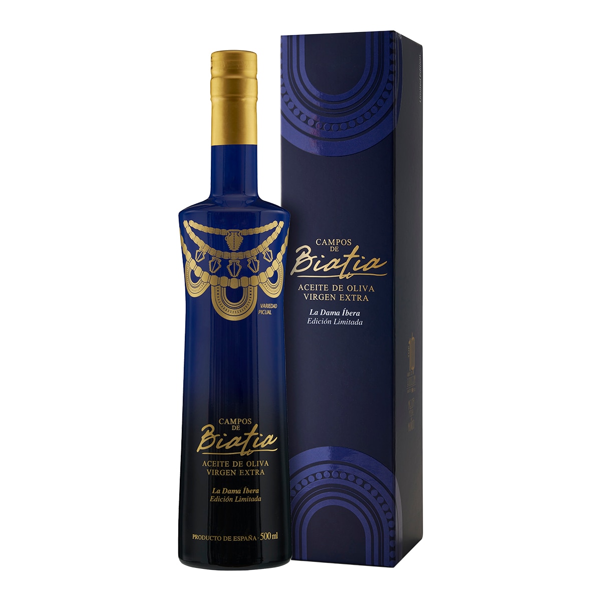 Imagen 0 de Estuche aceite de oliva virgen extra La Dama Íbera Campos de Biatia Edición Limitada