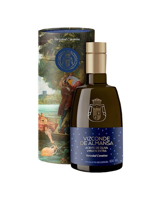 Imagen 0 de Estuche aceite de oliva Virgen Extra Coratina Vizconde de Almansa