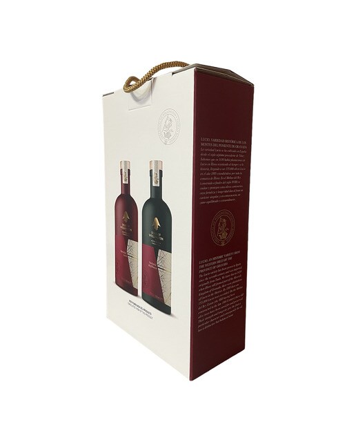 Estuche aceites de oliva virgen extra variedades Lucio y Hojiblanca Duke of Wellington 2