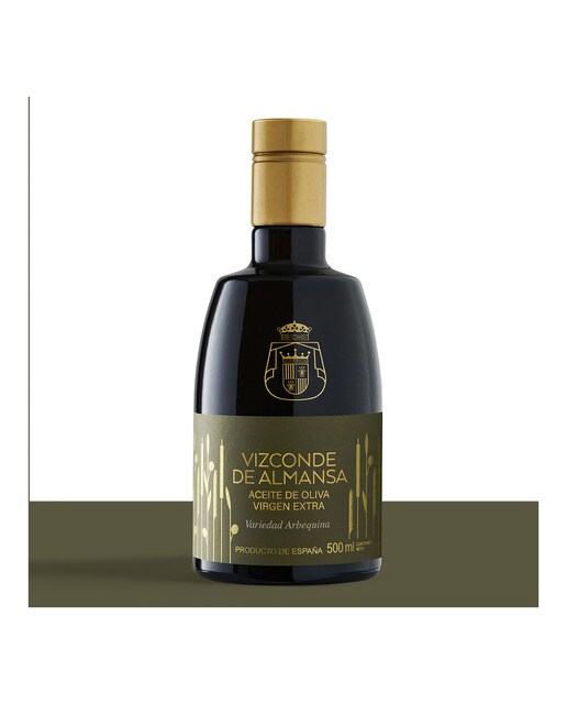 Aceite de oliva Virgen Extra Arbequina Vizconde de Almansa 1