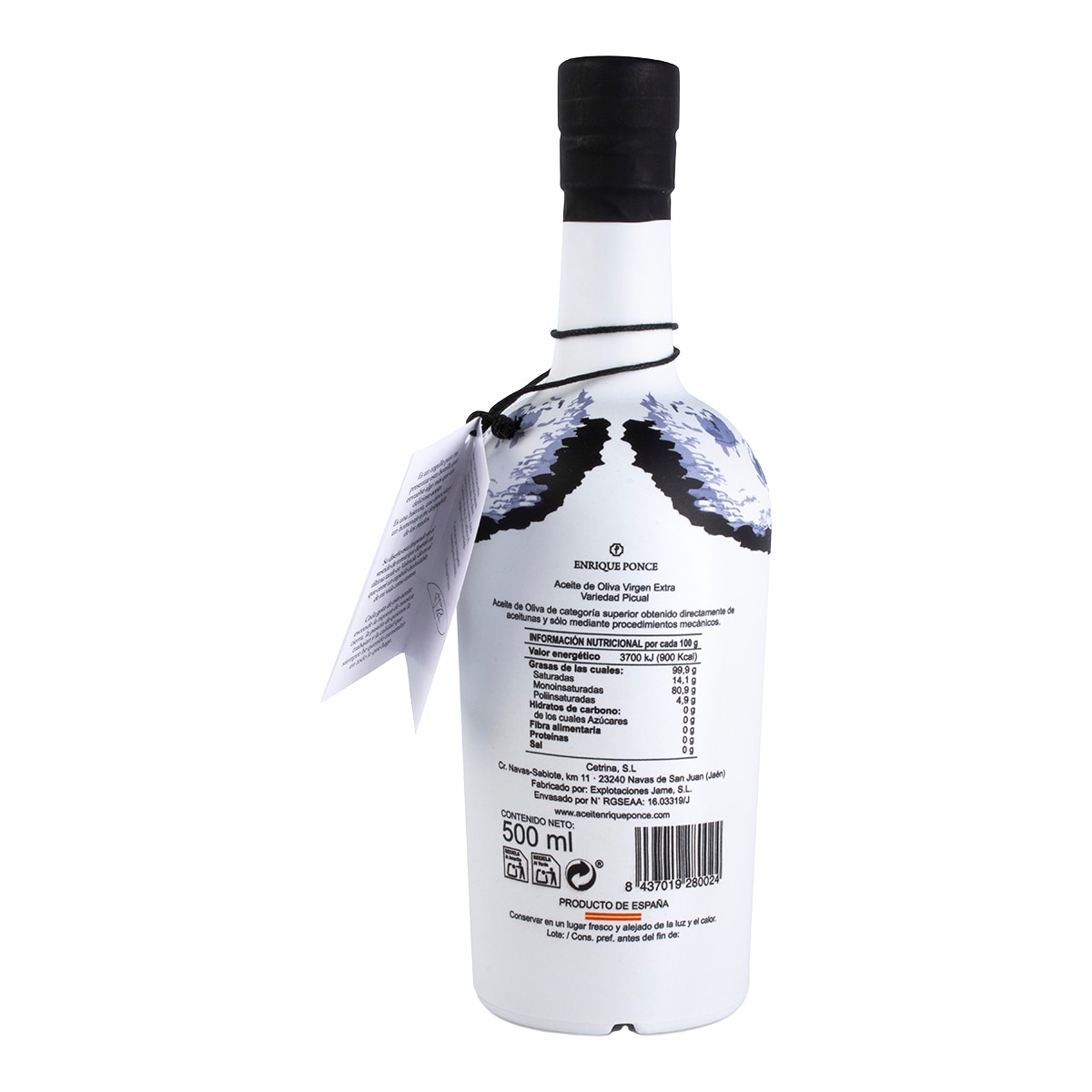 Aceite de oliva virgen extra cosecha temprana Enrique Ponce 2