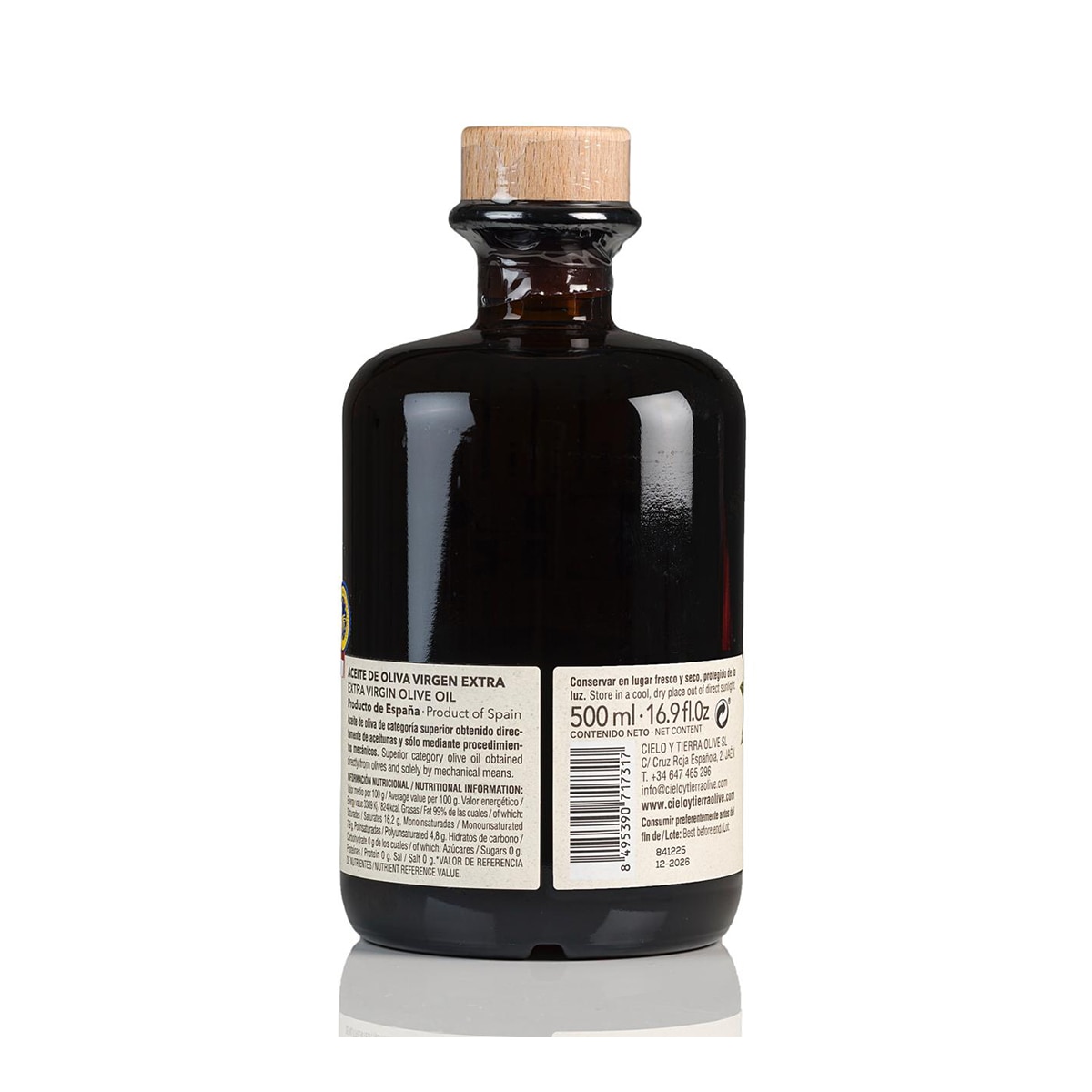 Estuche aceite de oliva virgen extra Picual Cielo y Tierra cosecha temprana 3