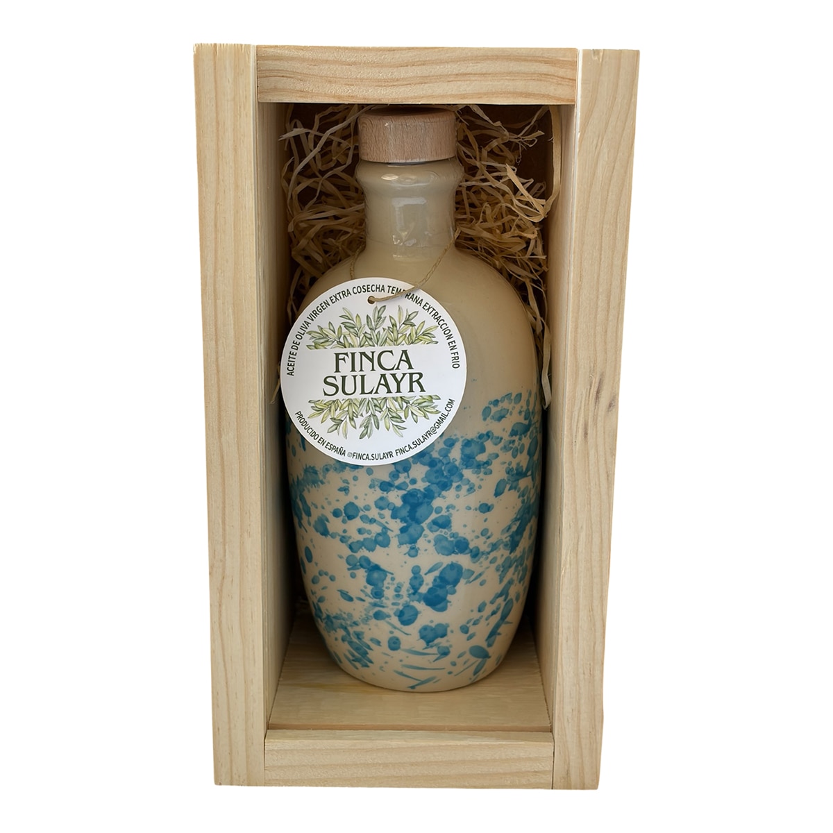 Imagen 1 de Estuche aceite de oliva virgen extra de cosecha temprana Finca Sulayr