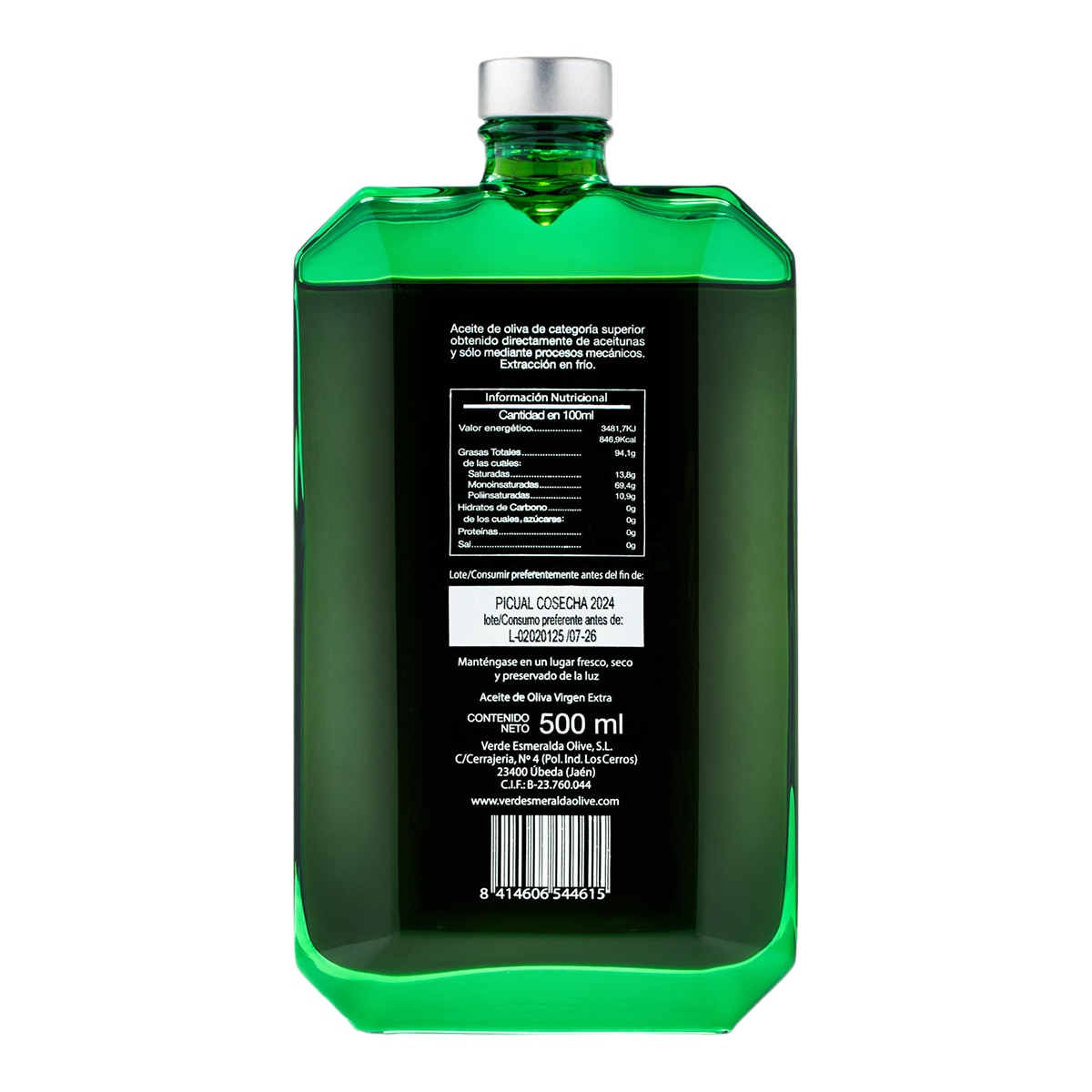 Aceite de oliva virgen extra Picual Verde Esmeralda 3