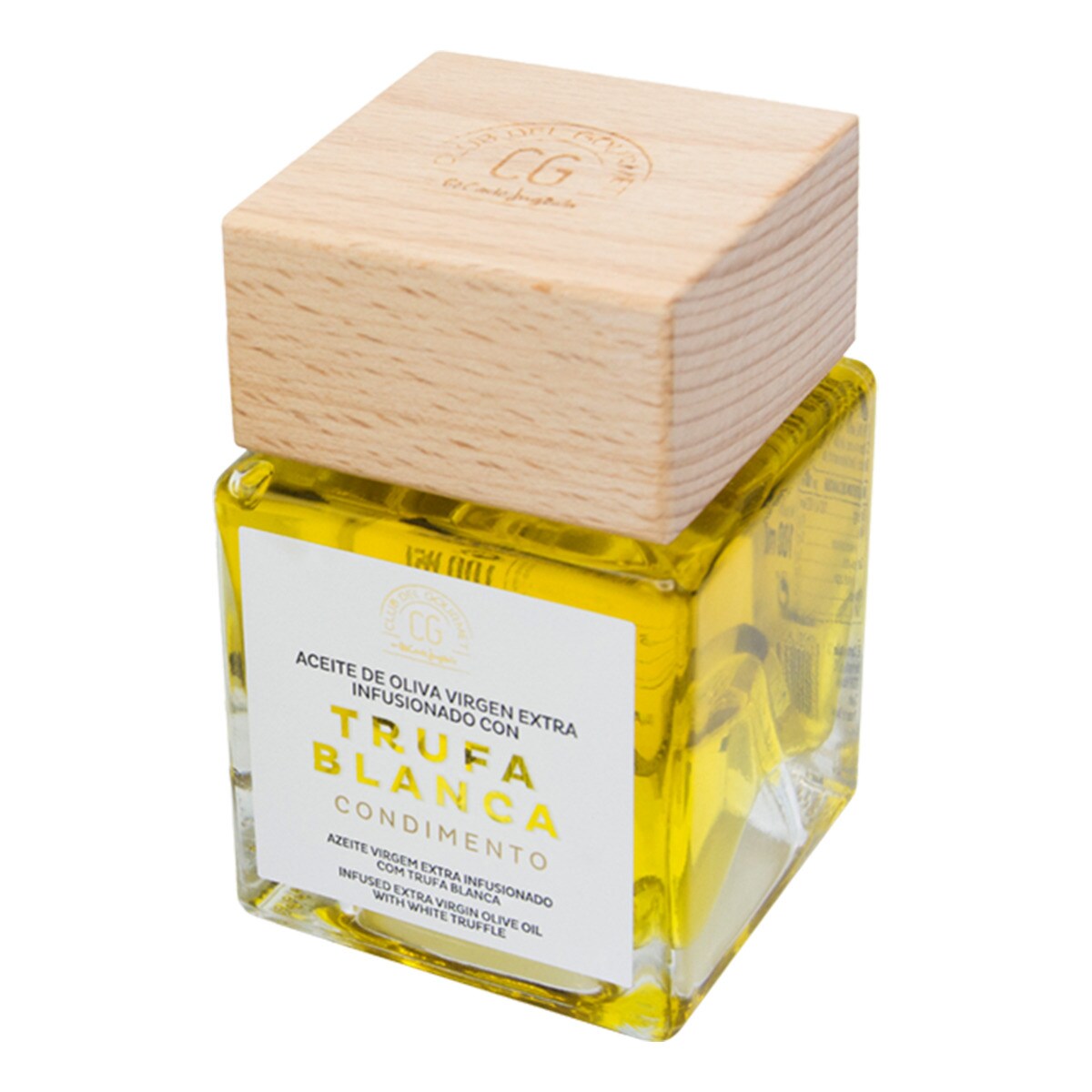 Condimento de aceite de oliva virgen extra infusionado a la trufa blanca Club del Gourmet 2