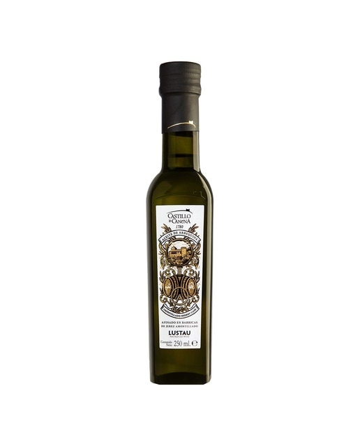 Imagen 0 de Aceite de oliva arbequina afinado en barricas de Jerez Amontillado Castillo de Canena