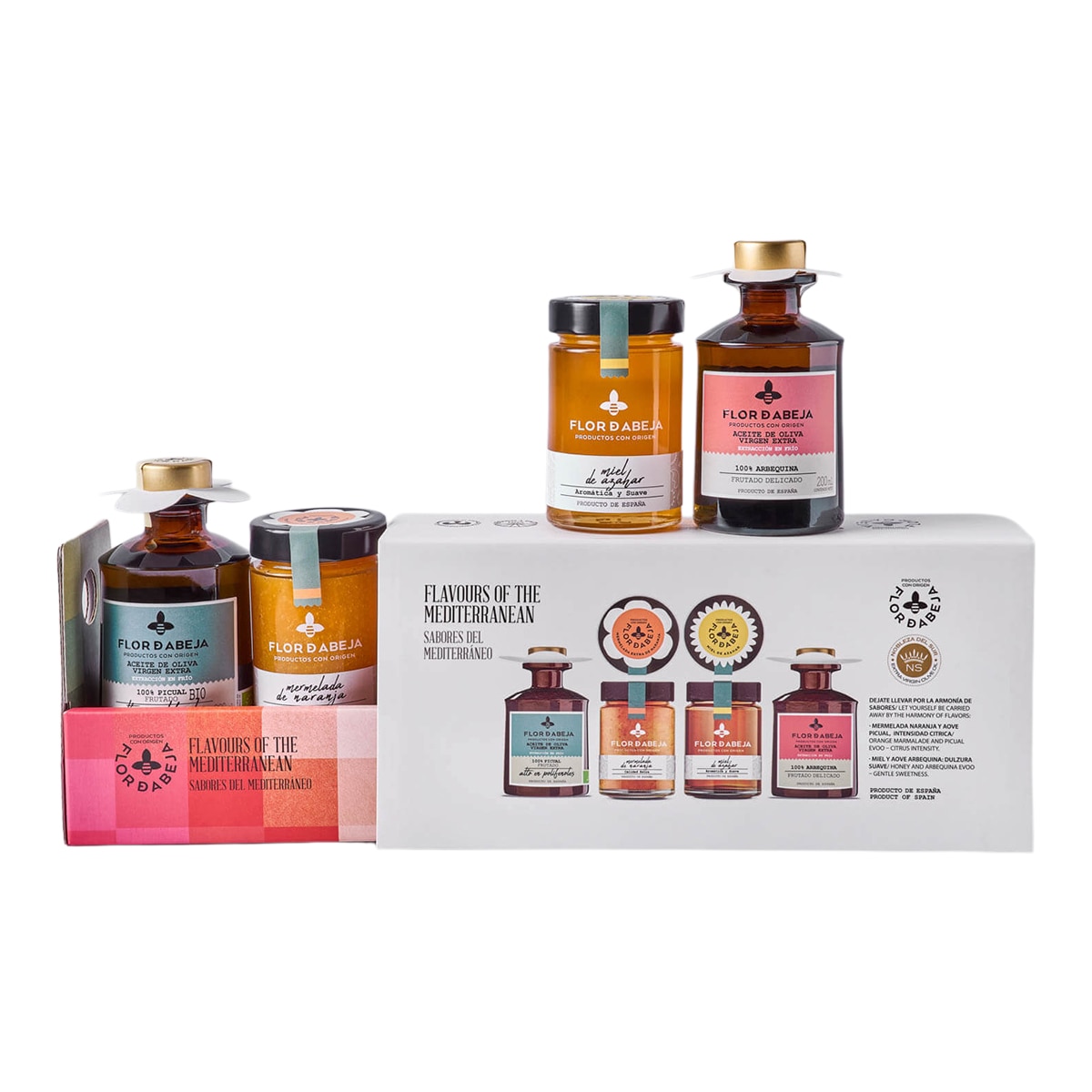Estuche Morning Ritual, aceite de oliva virgen extra, mermelada y miel Nobleza del Sur 1