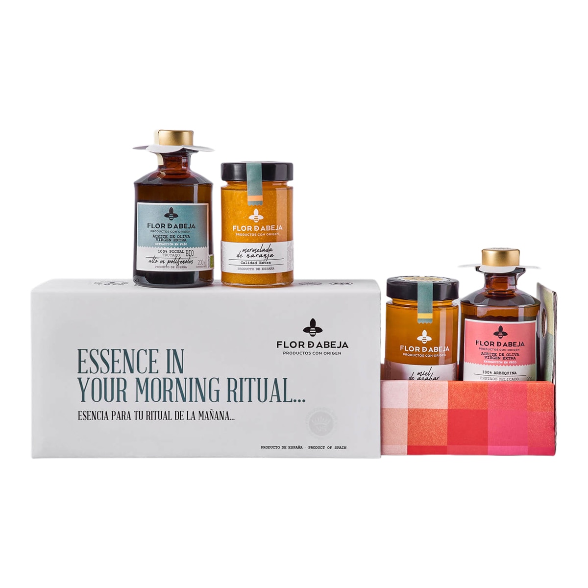 Estuche Morning Ritual, aceite de oliva virgen extra, mermelada y miel Nobleza del Sur 2