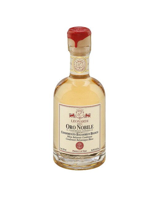 Condimento Balsámico Blanco Oro Noble Leonardi 1