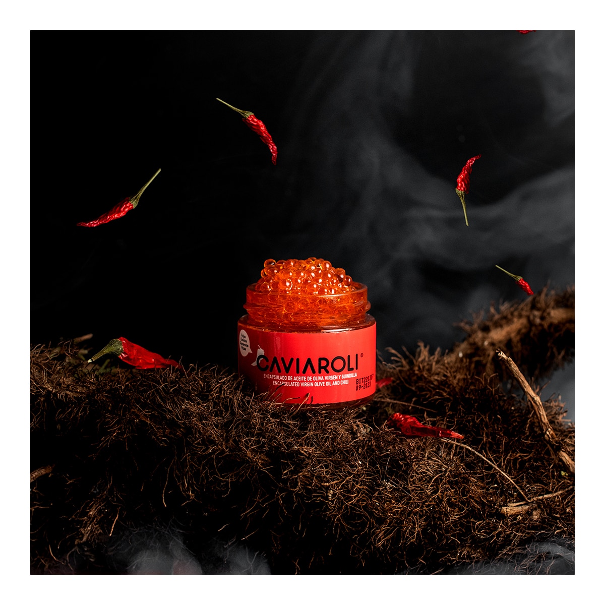 Caviar de aceite de oliva virgen extra y guindilla Caviaroli 2