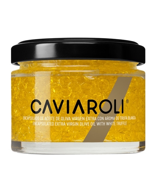 Encapsulado de aceite de oliva extra con aroma de trufa blanca Caviaroli 1