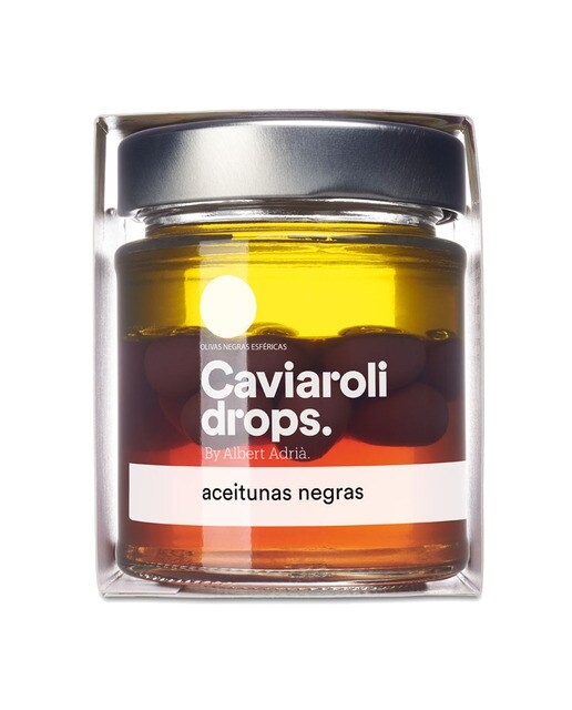 Imagen 0 de Aceituna negra esférica Caviaroli Drops by Albert Adriá