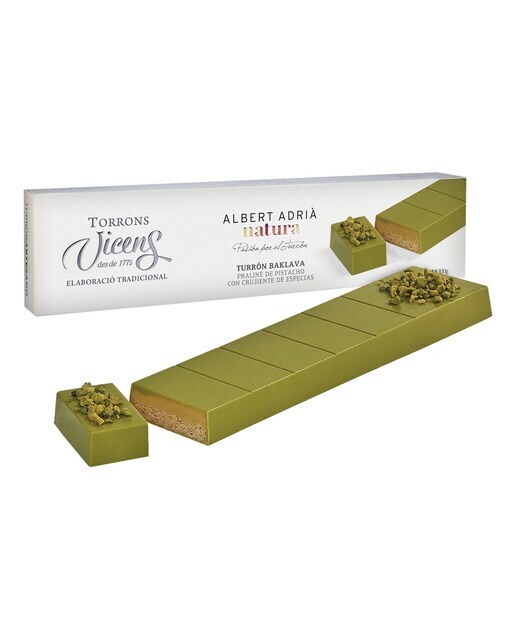 Turrón Baklava Albert Adrià natura Vicens