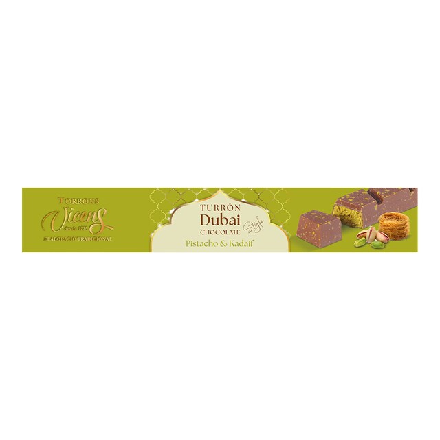 Turrón de chocolate Dubái Vicens