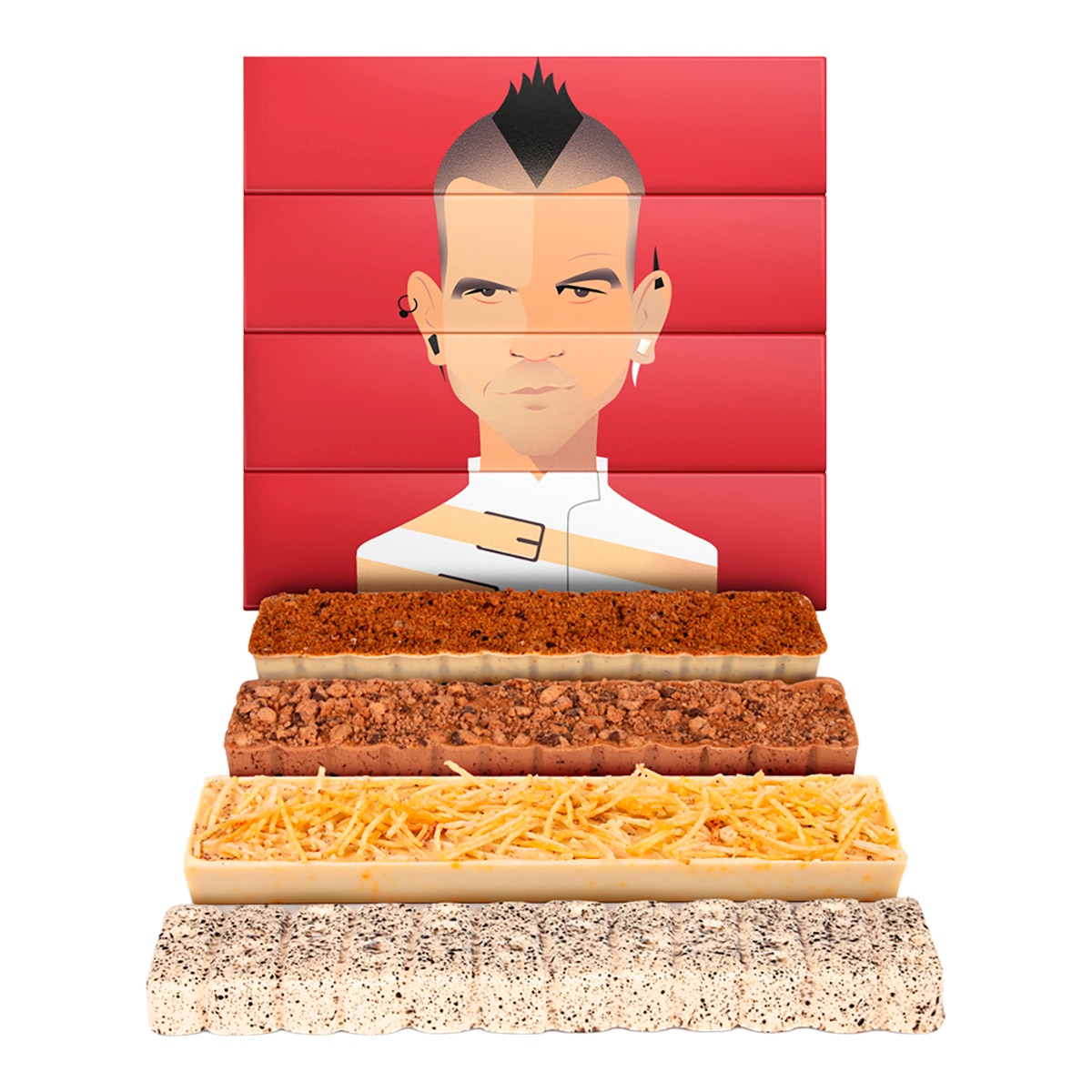 Imagen 2 de Turrón de huevo frito con patatas XO